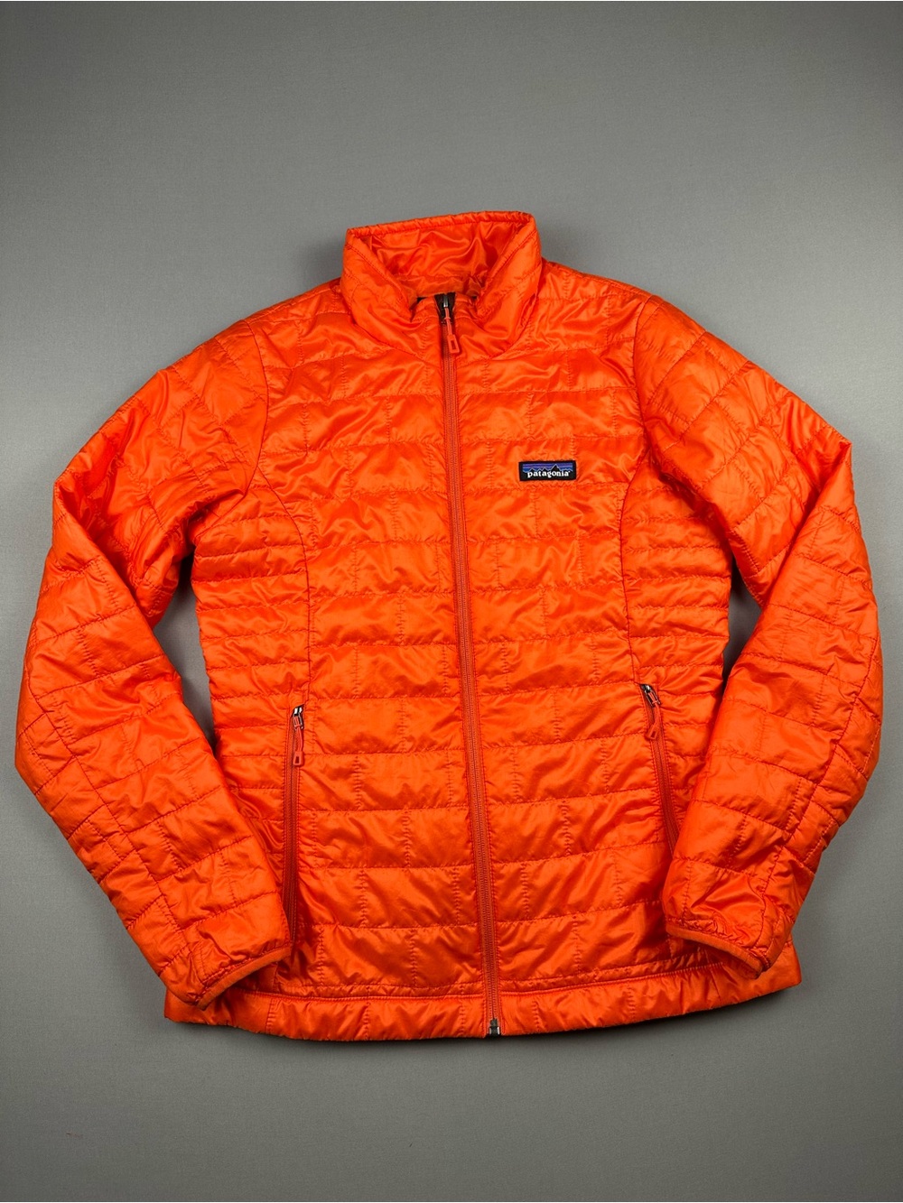 Patagonia Nano Puff Jacket, Quilted & Insulated, Full Zip Front - Womens Small